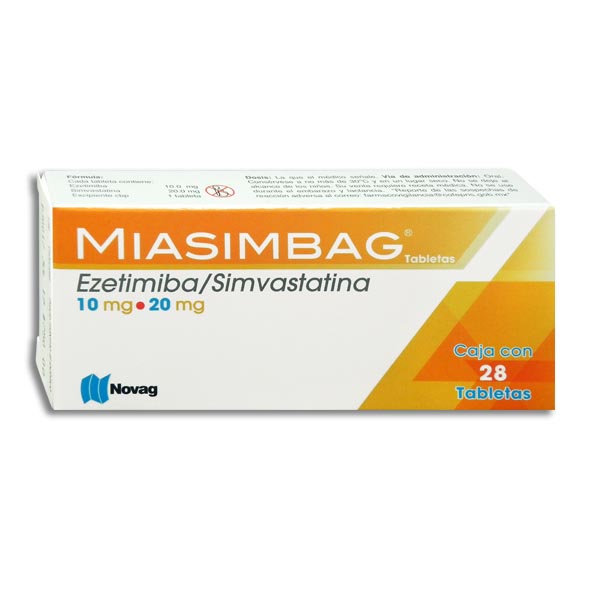 MIASIMBAG TAB 10/20 MG CAJA C28