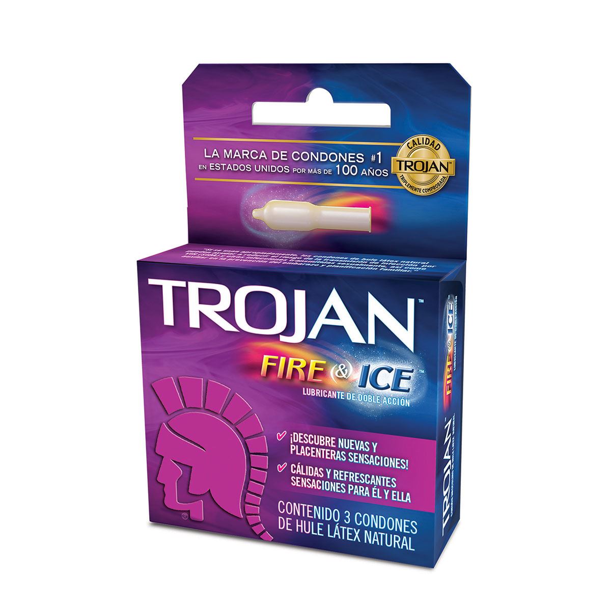 PRESERV TROJAN FIRE& ICE C/3