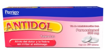 ANTIDOL TAB. 500 MG. CAJA C/20