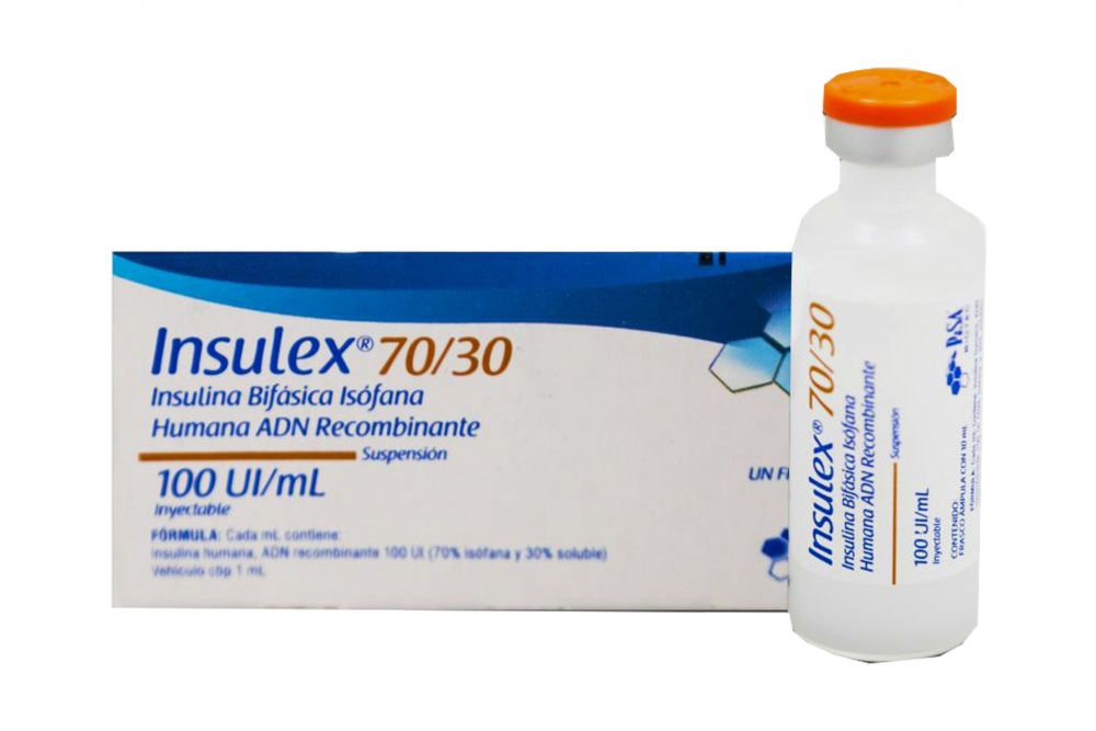 INSULEX 70/30 100UI AMP 1X10 ML