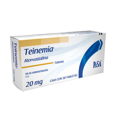 TEINEMIA 20MG - TAB 30