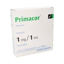 PRIMACOR 1MG/1ML SOL INY 3X10ML AMP – FarmaVrim