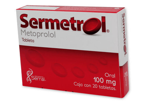 SERMETROL TAB. 100 MG. CAJA C/20