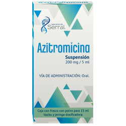 AZITROMICINA SUSP. 200 MG. FCO. P/15 ML. ( AZTROGECIN )