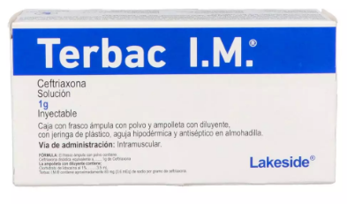 TERBAC IM 1 G SOL INY FA 5 PACK  N