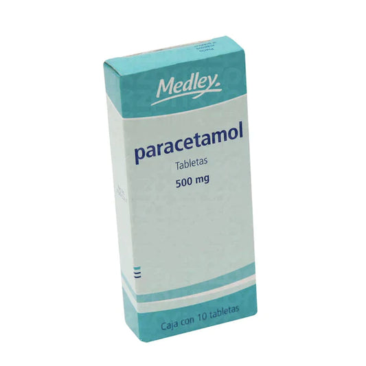 PARACETAMOL 10 TAB 500 MG