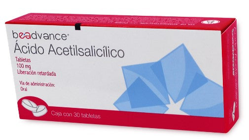 ACIDO ACETILSALICILICO 100MG C/30 TAB