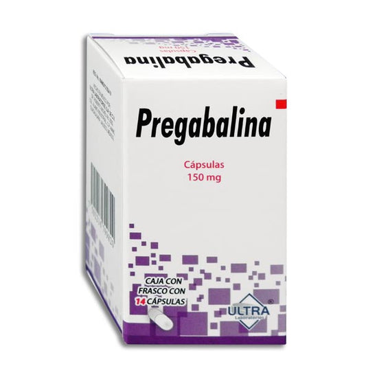 PREGABALINA 14 CAPS 150 MG