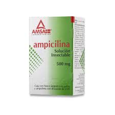 AMPICILINA 500MG SOL INY FA LGEN