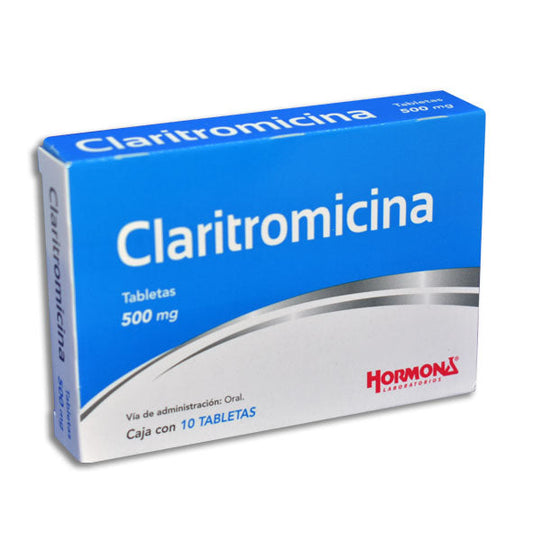 CLARITROMICINA 500MG 10 TAB LGEN