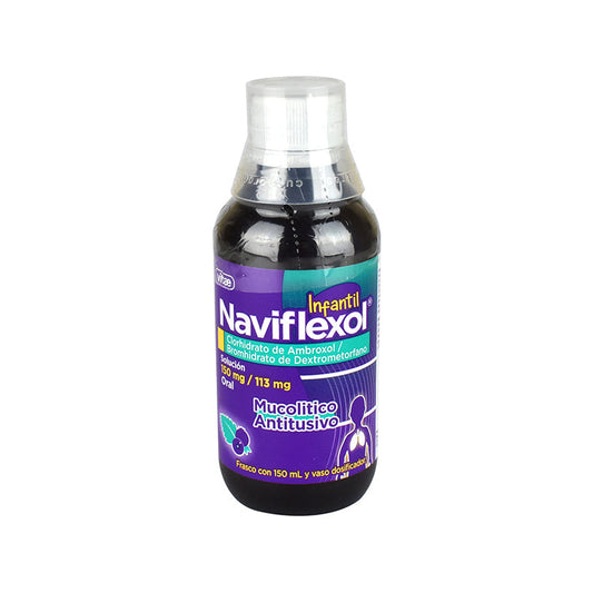 NAVIFLEXOL SOL INF. 150/113 MG FCO C150 ML(AMBROXOL/DEXTROMETORFANO)
