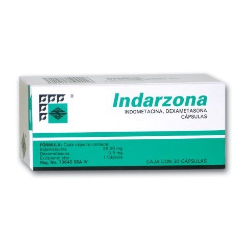 INDARZONA CAP 25/0.5 MG CAJA C/30