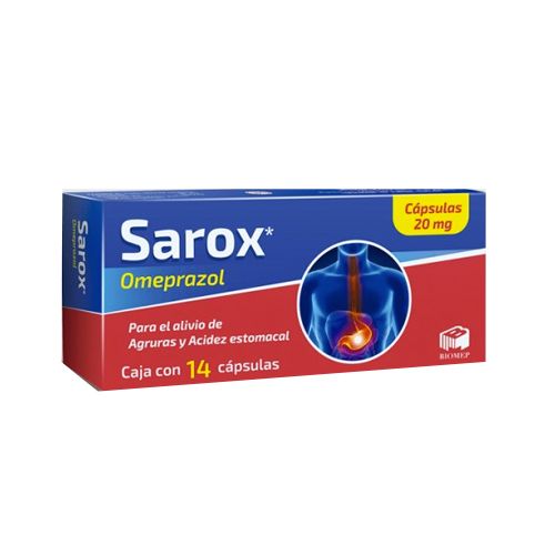 SAROX 14 CAPS 20 MG