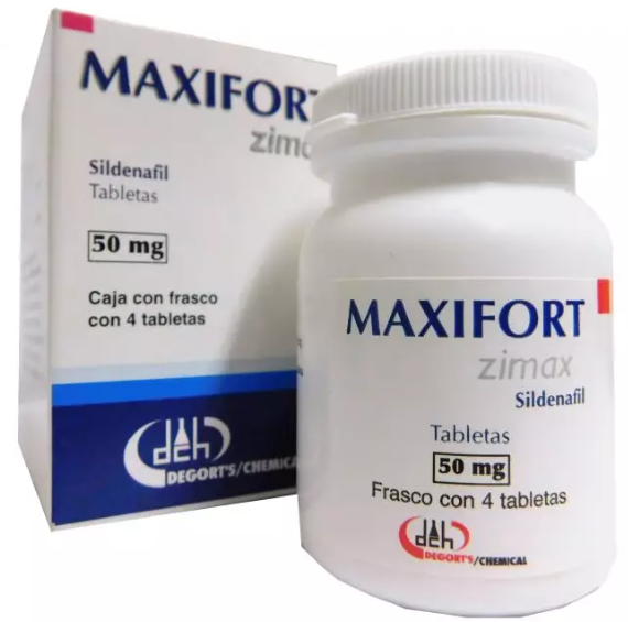 MAXIFORT ZIMAX 50MG 4TAB LGEN FarmaVrim