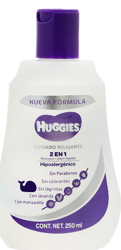 SH HUGGIES S-LAVANDA 2EN1 250 ML