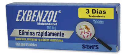 EXBENZOL TAB. 100 MG. CAJA C/6