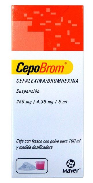 CEPOBROM SUSP. 250/4.39 MG. FCO. P/100 ML.