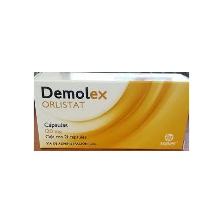 DEMOLEX CAP. 120 MG. CAJA C/21