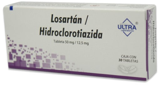 LOSARTAN/HIDROCLOROTIA 50MG TAB C30