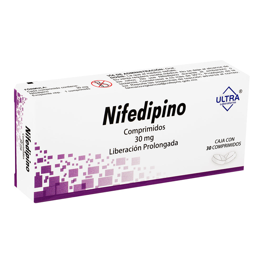 NIFEDIPINO LP 30 MG 30 CPR  LGEN