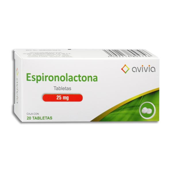 ESPIRONOLACTONA 25MG 20 TAB LGEN