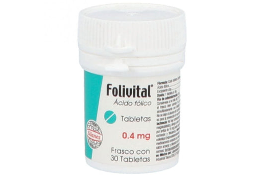 FOLIVITAL 0.4 MG BLIST 30 TAB