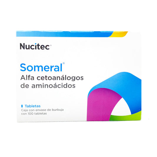 SOMERAL (ALFA CETO DE AMINO) 100 TABS