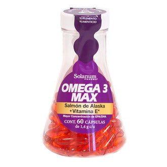 OMEGA 3 MAX SALMON+VITA E 60 CAPS