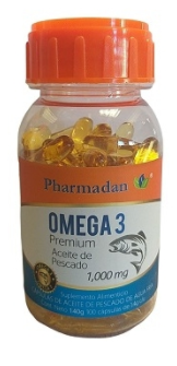 OMEGA 3 CAP 1,000 MG FCO C100