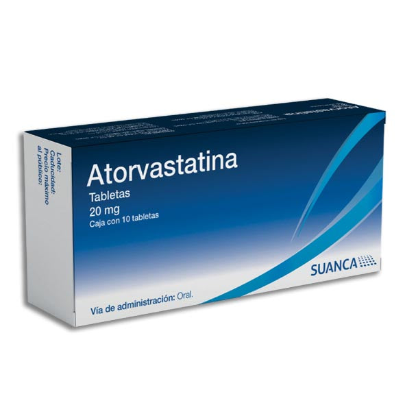 ATORVASTATINA 20 MG 10 TAB  LGEN