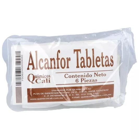 ALCANFOR TABLETAS 6SB