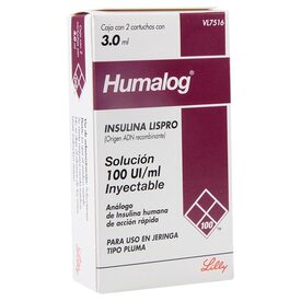 HUMALOG CART INY C/2 3.0 ML