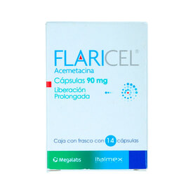 FLARICEL 90 MG 14 CAPS
