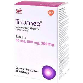 TRIUMEQ 50/600/300MG TAB C30