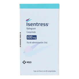 ISENTRESS 600 MG 60TAB MEX