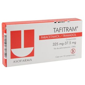 TAFITRAM 325/37.5 MG 10 CPR