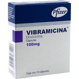 VIBRAMICINA 100 MG 10 CAPS