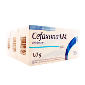 CEFAXONA IM 1G SOL INY FA 3PACK