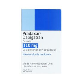 PRADAXAR 110 MG 60 CAPS