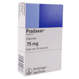 PRADAXAR 75 MG 30 CAPS