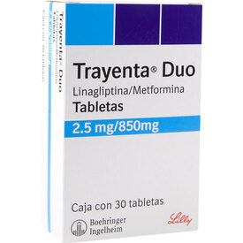 TRAYENTA DUO 2.5/850MG 30 TAB