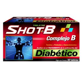 SHOT-B DIABETICO 30 TAB