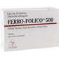 FERRO-FOLICO 500 MG 30 TAB