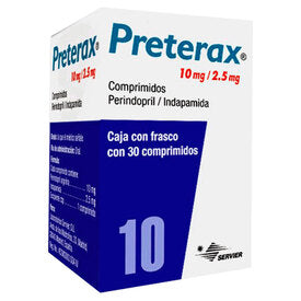 PRETERAX 10/2.5MG 30 CPR