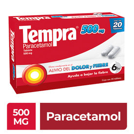 TEMPRA 500 MG 20 CAPLETS