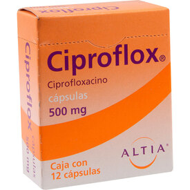 CIPROFLOX 500 MG 12 CAPS
