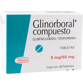 GLINORBORAL COMP 5/50MG 40 TAB
