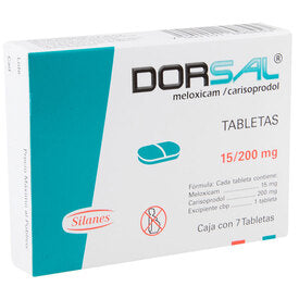 DORSAL 15/200 MG 7 TAB
