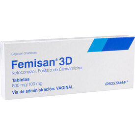 FEMISAN3DTAB.VAG.100/800MG.CAJAC/3