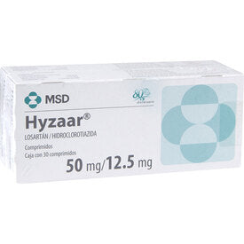 HYZAAR 50/12.5 MG 30 TAB 2X1